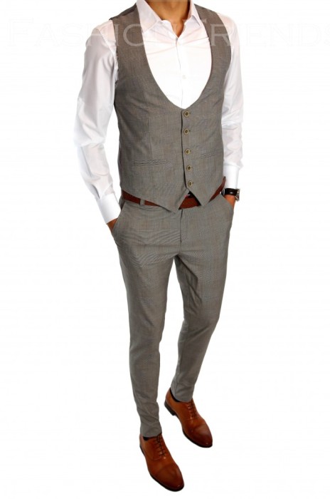 Compleu tip ZARA VESTA + PANTALONI - costum barbati casual office - 6588 foto mare Compleu tip ZARA VESTA + PANTALONI - costum barbati casual office - 6588 foto mare