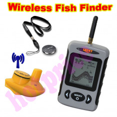 Sonar WIRELESS, Fish Finder, de pescuit, peste, fara fir pt navomodel baterii AA foto