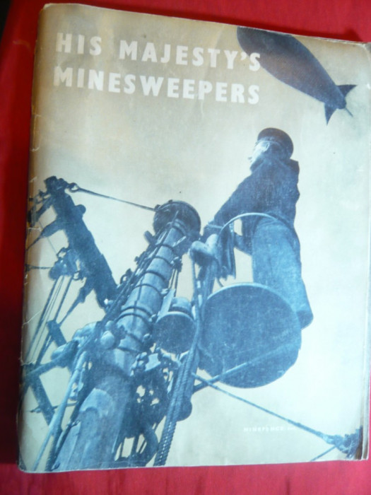 Publicatie Propaganda Militara - Razboi Mondial II Anglia 1943-Vanatorii de Mine