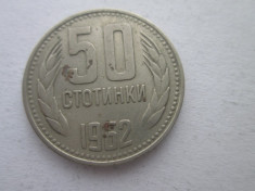 Bulgaria 50 stotinki 1962 foto