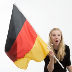 Steagul Germaniei cu Catarg (90 x 60 cm) foto