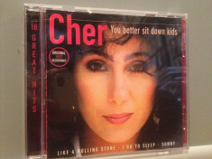 CHER - 18 GREAT HITS - YOU BETTER SIT DOWN KIDS (1996/EMI/GERMANY) - CD/ORIGINAL foto