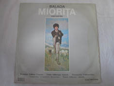 Various ?? Balada ?Miori?a? (Variante) _ vinyl,LP,Romania foto