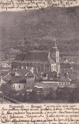 BRASOV VEDERE GENERALA CLASICA CIRCULATA 1905 foto