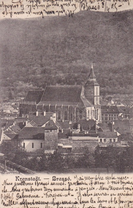 BRASOV VEDERE GENERALA CLASICA CIRCULATA 1905