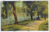 545 - BUCURESTI, Park Cismigiu - old postcard - used - 1912, Circulata, Printata