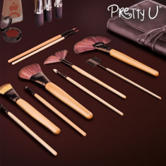 Set de 24 de Pensule pentru Machiaj Pretty U foto