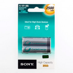 Baterii Reincarcabile Sony Ni-MH AA 2500 mA 1,2V (pachet de 2) foto