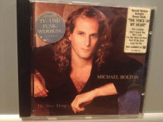 MICHAEL BOLTON - THE ONE THING (1993/SONY /AUSTRIA) - CD /ORIGINAL foto