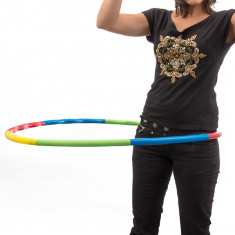 Cerc Hula-Hoop Demontabil pentru Fitness foto