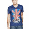 Tricou Guess UK FLAG Navy size S M (reducere finala)