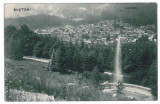 136 - BUSTENI, Prahova, Panorama - old postcard, real PHOTO - used - 1930, Circulata, Printata