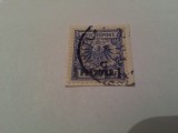 Cumpara ieftin Germania/oficiul din turcia/ 1889 blazoane/ 1pia/ 20 pf stampilata, Stampilat