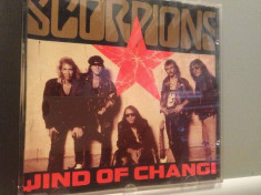 SCORPIONS - WIND OF CHANGE - MAXI SINGLE - (1990/POLYGRAM/GERMANY) - CD/ORIGINAL foto