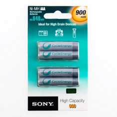 Baterii Reincarcabile Sony Ni-MH AAA 900 mA 1,2V (pachet de 4) foto