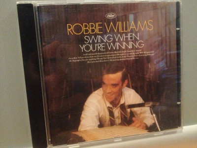 ROBBIE WILLIAMS - SWING WHEN YOU&amp;#039;RE WINNING (2001/EMI/HOLLAND) - CD/ORIGINAL foto