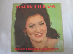 Maria Ciobanu ?? Dulce Floare-i Tinere?ea _ vinyl,LP,Romania foto