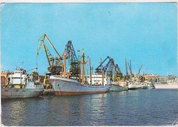 bnk cp Constanta - Vedere din port - circulata - marca fixa