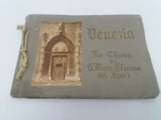 VENEZIA LA CHIESA DI SANTA MARIA GLORIOSA DEI FRARI/ ALBUM FOTO ANII 1940 foto