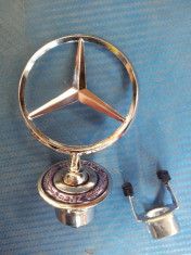 emblema capota mercedes benz cu scris foto