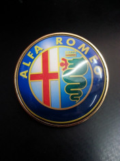 Emblema capota ALFA -ROMEO siliconata foto