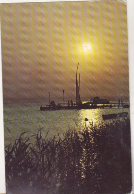 bnk cp Mamaia - Apus de soare la Siut-Ghiol - circulata foto