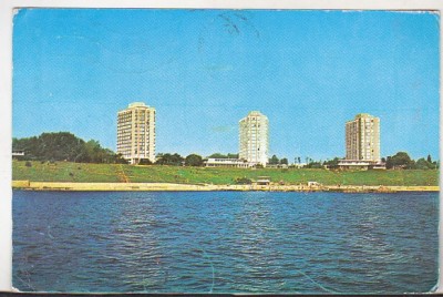 bnk cp Eforie Nord - Hotelurile Steaua de Mare , Meduza si Delfinul - circulata foto