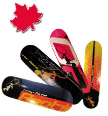 Placa skateboard din Artar Canadian dublu concav foto