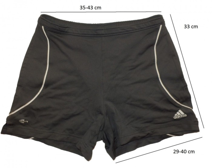 Pantaloni scurti sport lycra ADIDAS Clima Lite (dama cca M) cod-260955 foto mare Pantaloni scurti sport lycra ADIDAS Clima Lite (dama cca M) cod-260955 foto mare