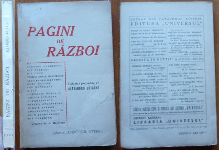 Alexandru Botarla, Pagini de razboi, 1943, Campania din est din Rusia