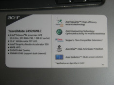 Laptop Acer TravelMate 2492NWLC foto