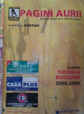 Pagini Aurii - Judetele Suceava Botosani 2005 2006 foto