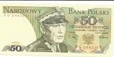 Bancnota Polonia 50 Zlotych 1986 UNC - Numismatica, Bancnote Straine Europa