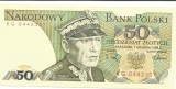 @bancnota- POLONIA 50 ZLOTI ZLOTYCH 1986 UNC