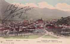 BRASOV , PRIVIT DE PE STAJA , CLASICA , CIRCULAT AUG. 1903 foto