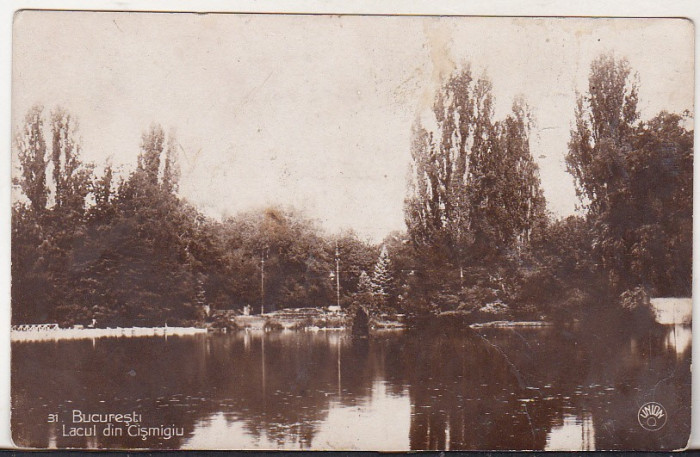 bnk cp Bucuresti - Lacul Cismigiu - 1931