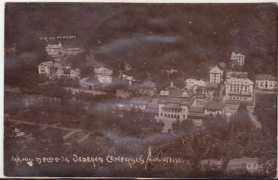 bnk cp Slanic Moldova - Vedere generala - circulata - interbelica foto