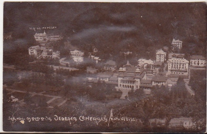 bnk cp Slanic Moldova - Vedere generala - circulata - interbelica
