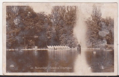 bnk cp Bucuresti - Gradina Cismigiu - uzata 1930 foto