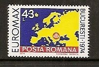 Romania 1974 LP 856 - serie nestampilata MNH &amp;quot;Expozitia Euromax Buc.&amp;quot; foto