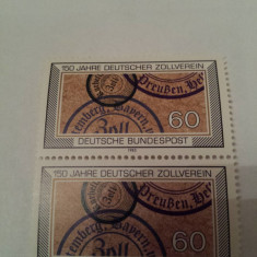 germania bundepost 1983/ 3 serii MNH / bloc de 2v.