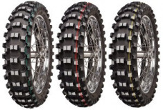 Motorcycle Tyres Mitas C-18 ( 120/90-18 TT 65R Roata spate, Rennreifen (Mischung) Interm. Terrain, rot ) foto