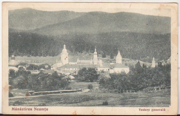 bnk cp Manastirea Neamtu - Vedere generala - necirculata - interbelica
