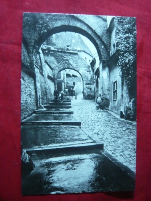Ilustrata Sibiu - Pasajul Scarilor ,circulat 1973 foto