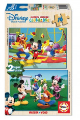 Puzzle 16 Piese Cu Mickey Mouse foto
