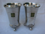 Doua cupe alpaca argintate oferite de compania de bomboane Lakerol in anul 1949, Ornamentale