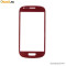 Geam carcasa sticla touchscreen digitizer touch screen Samsung I8190 I8195 I8200 Galaxy S3 mini Rosu Garnet red