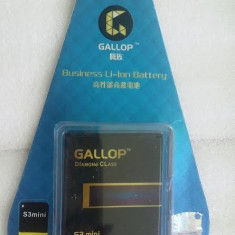 Baterie Gallop 1500 mAh pentru Samsung Galaxy S3 Mini i8190 + folie