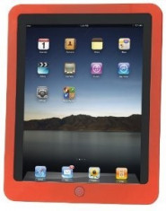 Husa tableta Manhattan iPad Slip-Fit Design Gravat Laser Rosu Albastru foto