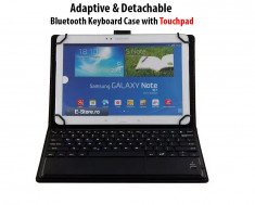 Husa cu tastatura wireless si touchpad pt. tablete 9-10 inci (cod:ADT910) foto